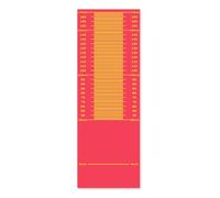 Standing Jumping Mat, PVC Long Jump Measuring Mat Multicolor For Gym Home School Training Indoor Outdoor(Red)