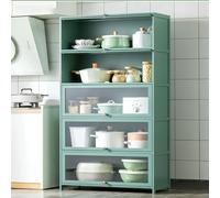 Standing Kitchen Cabinet Narrow Sideboard Wine Rack Tea Storage Wall Mounted Shelf Versatile Bookcase & Perfect for Kitchen & Living Room Storage Solutions