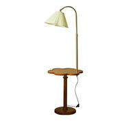 Standing Lamp Standing Reading Lamp with Table, LED Floor Lamp with Shelves, Modern Floor Lamp for Living Room and Bedroom Home Deco