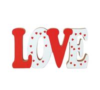 Standing Letter Table Sign - Rustic Wooden Home Decor Block Wedding Desk Words Ornament Message Display | Ceremony Birthday Party Mantle Centerpiece