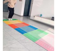 Standing Long Jump Test Training Pad For Kids,Indoor & Outdoor Skipping Rope Mat, Stability, Easy Storage, Protects Floors(Adult)