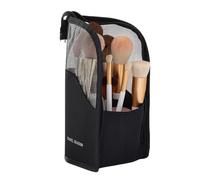 Standing Makeup Bag, Travel Toiletry Bag, Bag with Multiple Compartments, Beauty Care Storage Accessories, Portable Design for Daily Use, Suitable for Toothbrush, Zah, black, Siehe