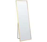 Standing Mirror 50 x 156 cm Gold BEAUVAIS