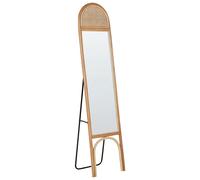 Standing Mirror BRUSSEY 170 cm Rattan Natural