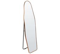 Beliani Standing Mirror LARCHE 160 cm Metal Gold, Gold