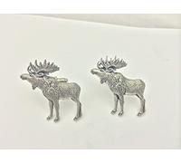 Standing Moose cufflinks fine english pewter cufflinks refa47 comes with a trade mark PRIDEINDETAILS LOGO