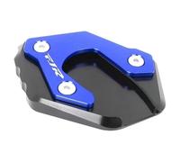 Standing Motorcycle Kickstand Extension Pad Foot Side Stand Enlarge Support Plate For Yamaha FJR1300 FJR 1300 2001-2019 Side panel(Blue b)