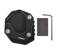Standing Motorcycle Kickstand Extension Pad For CB 750 For Hornet 2023-2026 Side Stand Support Plate Enlarger Accessories Side panel(Black)