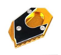 Standing Motorcycle Kickstand Foot Side Stand Extension Pad Support Plate For Kymco For Downtown 200i 300i 350i 300 350 Side panel(Gold)