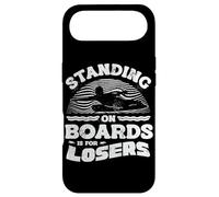 Standing On Boards Is For Losers bodyboarding Surfing Case for iPhone Air