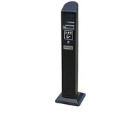 Standing Outdoor Black Floor Standing Ash Column Cigarette Extinguishing Bucket Cigarette Butt Collection Stainless Steel Cigarette Butt Holder