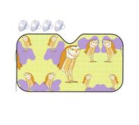 Standing Owl It is a car Windshield Sun Visor, which Does not take up Too Much Space and Protects The Environment Inside The car.
