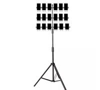 Standing Phone Stand Tripod for Multiple Phones, Video Recording, Studio Online Classes