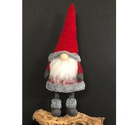 Standing Plush Nordic Santa Gonk Bobbin Wobbly Christmas Decoration 45cm - Wibbly Bert
