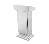 Standing Podium with Three-Tier Storage, Multi-Purpose for Classroom, Wedding, and Conference Events