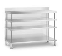Standing Prep Table - stainless steel - 150 x 60 x 105 cm - Royal Catering RCSBW-4