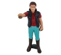 Standing PVC Model Train Figures Depicting Farm Workers for Integration into Themed Railway Scenery and Layouts (ZQ 713)