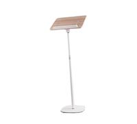 Standing Reading Stand with Page Clips,Vertical Reading Rack,180° Adjustable Portable Podium Stand,for Books Sheet Music and Recipes Study(Color2,50-90cm)