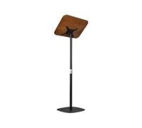 Standing Reading Stand with Page Clips,Wooden Desk Mobile Podium,180° Adjustable,for Home and Music Display(Color1,50-90cm)