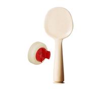 Standing Rice Spoon - Suction Cup Household Shovel, Vertical Non Stick Paddle, Upright Kitchen Server | Creative Cooker Supplies for Friends Women Girls Boys Family Gatherings Party Holiday Event