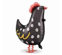 Standing Rooster Foil Balloon | Easter Rooster Balloons | Easter Egg Hunt Party Decorations | Easter Party Balloons | Farmyard Themed Birthday Party
