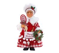 Standing Santa Plush Doll, Standing Sitting Plush Santa Claus Cook Stuffed Toys, Holiday Home Decorations, Cartoon Festival Collectible Figurines for Kids Adults Home Decor