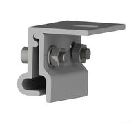 Standing Seam Solar Clamp with Aluminum Alloy Body and Stainless Steel Hardware, Suitable for Various Solar Roof Structures and Photovoltaic Mounting (1Pc)