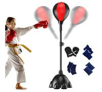 Standing Speed Bag | Height Adjustable Speed with Stand - Height Adjustable Target Reflex Equipment for Fitness Training Indoor Outdoor Adults and Kids