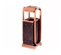 Standing Stainless Steel Trash Can Ashtray Ash Bucket Storage Bucket Smoke Extinguisher Bucket Cigarette Butt Holder
