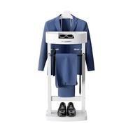 Standing Suit Valet Stand with Drawer, Space-Saving Standing Suit Valet Stand, Multi-functional Coat Stand for Home, Entryway, Living Room, Bedroom, Office