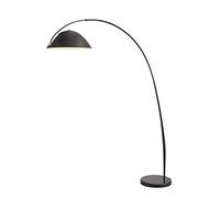 Standing Tall Lamps Contemporary Arc Floor Lamp with Marble Base Standing Lamp, Over Hanging Standing Light for Living Room Bedroom Office Reading Light (Color : Siyah, Size : 164 * 52 * 208cm)