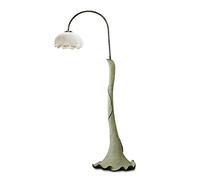 Standing Tall Lamps Floor Lamp Vertical Fishing Bedside Lamp Vintage Resin Tall Standing Reading Light For Living Room Bedroom Study Reading Light (Color : White, Size : 49 * 171cm)