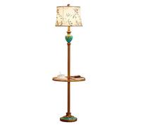 Standing Tall Lamps Floor Lamp With Fabric Lampshades Floor Lamp For Living Room Bedroom Upright Floor Light Foot Reading Light (Color : A)