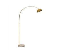 Standing Tall Lamps Gold Iron Floor Lamp Adjustable Fishing Pole Floor Light Marble Base Standing Light for Living Room Bedroom Decor Reading Light (Size : 28 * 180cm)