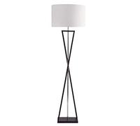 Standing Tall Lamps Iron Floor Lamp Fabric Lampshade Standing Reading Lamp Floor Light For Living Rooms Bedroom Office Standing Lamp Reading Light