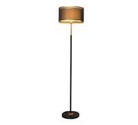 Standing Tall Lamps Iron Floor Lamp With Double-layer Lampshade Bedside Vertical Floor Light LED Standing Lamp For Bedroom Living Room Reading Light