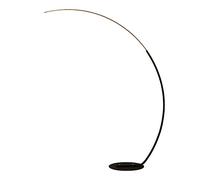 Standing Tall Lamps LED Fishing Aluminum Floor Lamp Acrylic Lampshade Arc Floor Light Iron Base Standing Lamp For Living Room Bedroom Reading Light