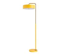 Standing Tall Lamps Nordic Floor Lamp Iron LED Floor Light Tall Pole Standing Lamp For Living Room Bedroom Reading Light (Color : Yellow, Size : 28 * 158cm)