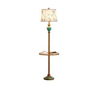 Standing Tall Lamps Northern Europe Retro Vertical Resin Floor Lamps Foot Pedal Fabric Lamp Living Room Bedroom Standing Lights Reading Light