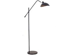 Standing Tall Lamps Standard Lamp Swing Arm Floor Lamp, Adjustable Floor Light Vintage Standing Lamp For Living Room Bedroom Reading Light (Color : Siyah)
