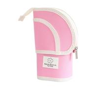 Standing Telescopic Pencil Case Large Capacity Zipper Stationery Bag