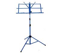 Standing Telescopic Sheet Music Stand Holder, Music Stand Laptop Stand Holder Adjustable Book Stand Shelf Tablet Stand Projector Stand Portable Podium Stand with Carrying Bag (blue)