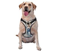 Standing Tiger Medium Printed pet Traction Vest for Pets to wear When Walking The Dog or Climbing Mountains