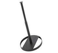 Standing Toilet Paper Holder Carbon Steel Black Simple Decorative