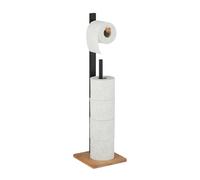 Standing toilet paper holder Sturdy Compact Freestanding Toilet Paper Stand