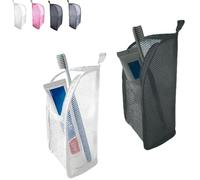 Standing Toiletry Bag, Portable Lightweight Travel Toiletry Bag, EVA Mesh,EVA Mesh Large Capacity Cosmetic Waterproof Bag for Travel, Toothbrush, Toothpaste