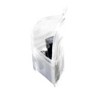 Standing Toiletry Bag, Portable Lightweight Travel Toiletry Bag, EVA Travel Toothbrush Storage Bag, Foldable Clear Hanging Travel Toiletry Bag Cosmetic Organiser Storage (White)