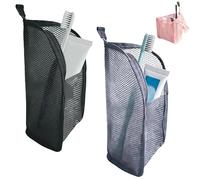 Standing Toiletry Bag, Standing Makeup Bag, 2026 New Portable Lightweight Travel Toiletry Toothbrush Storage Bag, Women's Large Capacity Foldable Waterproof Hanging Open Cosmetic Bags B)