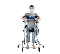 Standing Walkers for Adult, Adjustable Height Standing Walker Hemiplegia Rehabilitation Frame,Anti Recline, Lower Limb Training,Walker Aid for The Disabled