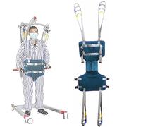 Standing Walking Sling for Patient Lift, Heavy Duty Rehabilitation Gait Training Belt with Padded Support, Adjustable U-Shape Full Body Medical Harness for Elderly & Disabled(S)